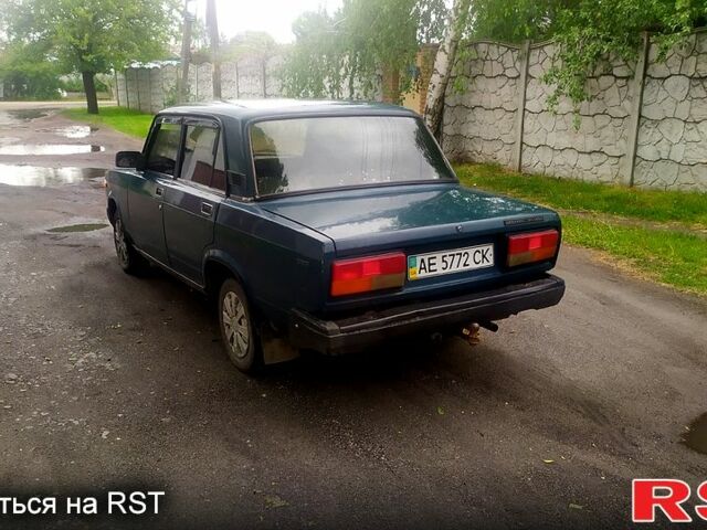 Зеленый ВАЗ 2107, объемом двигателя 1.5 л и пробегом 509 тыс. км за 850 $, фото 4 на Automoto.ua
