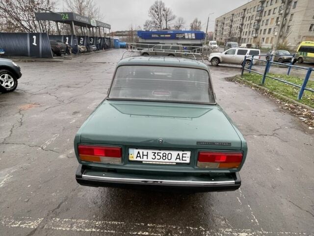 Зеленый ВАЗ 2107, объемом двигателя 1.5 л и пробегом 105 тыс. км за 1250 $, фото 5 на Automoto.ua