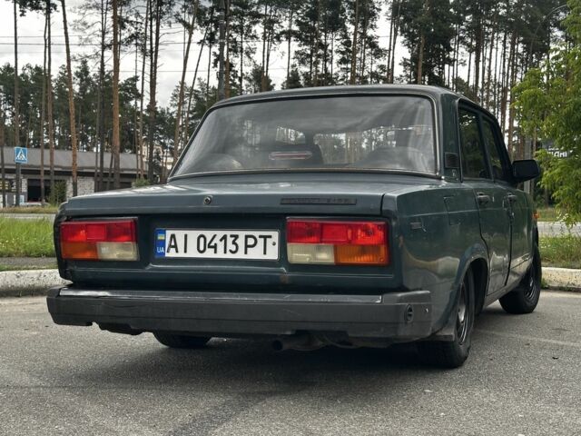 Зеленый ВАЗ 2107, объемом двигателя 1.5 л и пробегом 50 тыс. км за 553 $, фото 1 на Automoto.ua