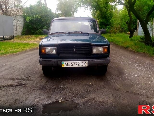 Зеленый ВАЗ 2107, объемом двигателя 1.5 л и пробегом 509 тыс. км за 850 $, фото 1 на Automoto.ua