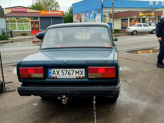 Зеленый ВАЗ 2107, объемом двигателя 1.5 л и пробегом 75 тыс. км за 1000 $, фото 1 на Automoto.ua