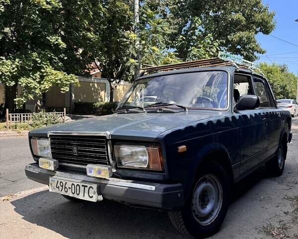 Зеленый ВАЗ 2107, объемом двигателя 1.45 л и пробегом 75 тыс. км за 1500 $, фото 1 на Automoto.ua