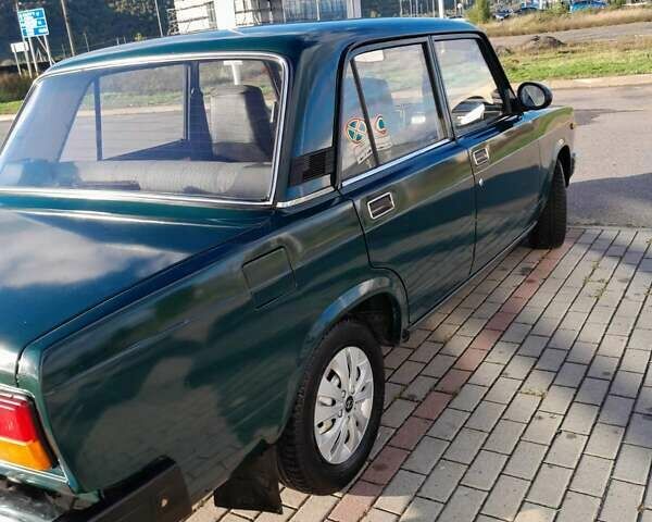 Зеленый ВАЗ 2107, объемом двигателя 1.5 л и пробегом 52 тыс. км за 1600 $, фото 2 на Automoto.ua