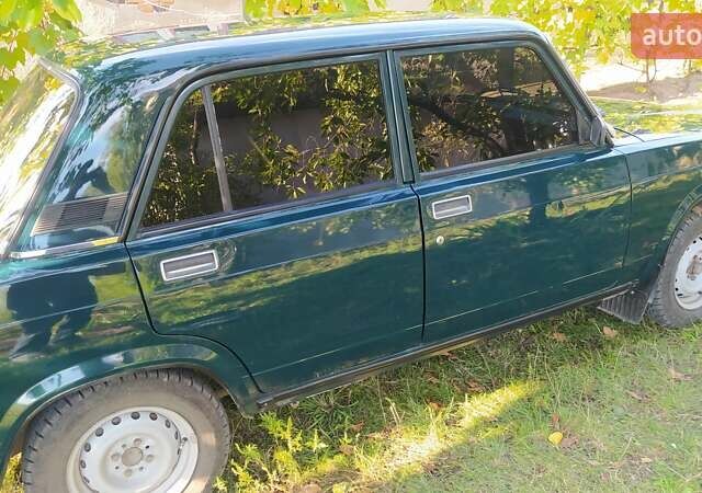 Зеленый ВАЗ 2107, объемом двигателя 1.45 л и пробегом 130 тыс. км за 1500 $, фото 3 на Automoto.ua