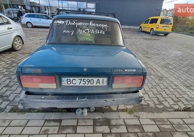 Зеленый ВАЗ 2107, объемом двигателя 1.5 л и пробегом 55 тыс. км за 900 $, фото 3 на Automoto.ua