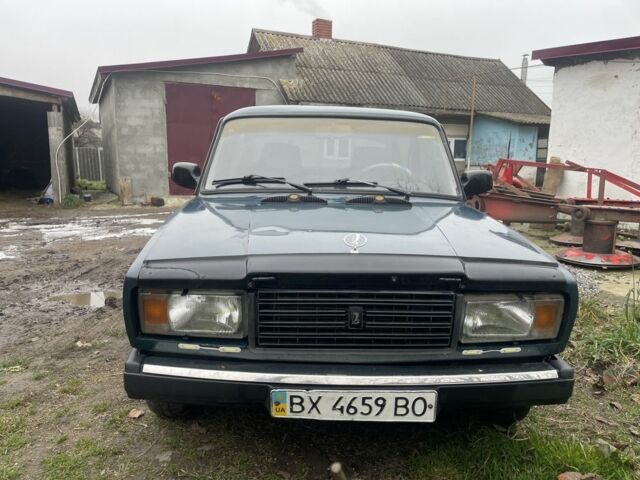 Зеленый ВАЗ 2107, объемом двигателя 1.5 л и пробегом 1000 тыс. км за 700 $, фото 1 на Automoto.ua