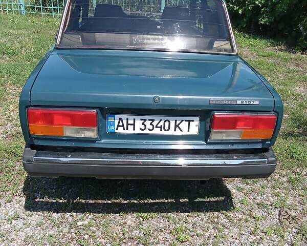 Зелений ВАЗ 2107, об'ємом двигуна 1.45 л та пробігом 96 тис. км за 1436 $, фото 3 на Automoto.ua