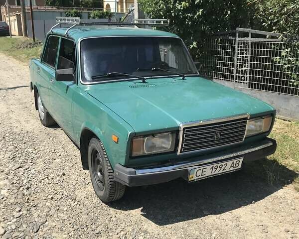 Зеленый ВАЗ 2107, объемом двигателя 1.5 л и пробегом 87 тыс. км за 1100 $, фото 1 на Automoto.ua