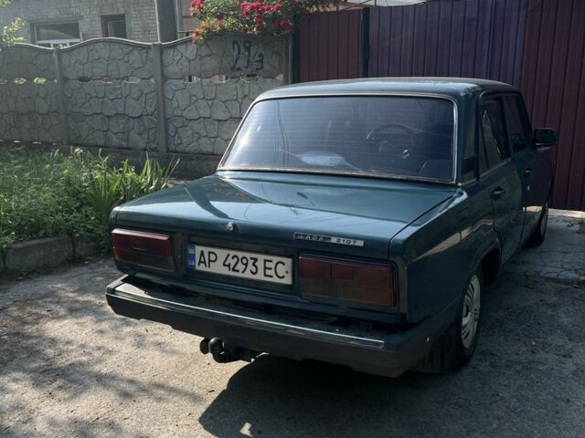 Зеленый ВАЗ 2107, объемом двигателя 1.5 л и пробегом 90 тыс. км за 1100 $, фото 3 на Automoto.ua