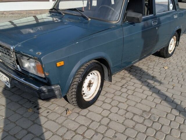 Зеленый ВАЗ 2107, объемом двигателя 1.5 л и пробегом 23 тыс. км за 1100 $, фото 1 на Automoto.ua