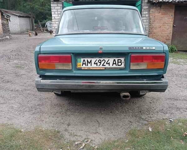 Зеленый ВАЗ 2107, объемом двигателя 1.46 л и пробегом 148 тыс. км за 1100 $, фото 2 на Automoto.ua