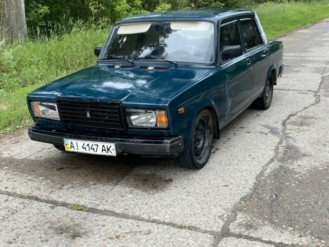 Зеленый ВАЗ 2107, объемом двигателя 1.3 л и пробегом 100 тыс. км за 1200 $, фото 1 на Automoto.ua
