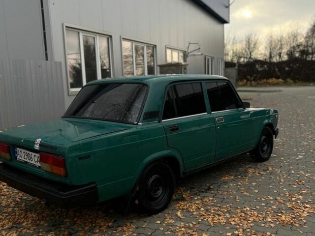 Зеленый ВАЗ 2107, объемом двигателя 1.5 л и пробегом 90 тыс. км за 1100 $, фото 1 на Automoto.ua