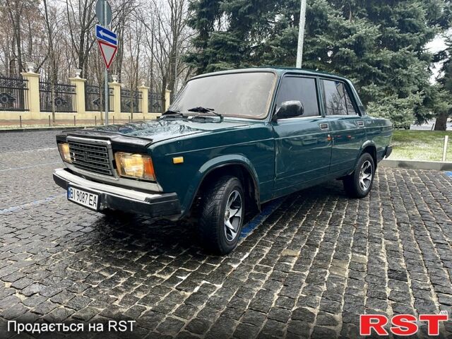 Зеленый ВАЗ 2107, объемом двигателя 1.5 л и пробегом 200 тыс. км за 1599 $, фото 1 на Automoto.ua