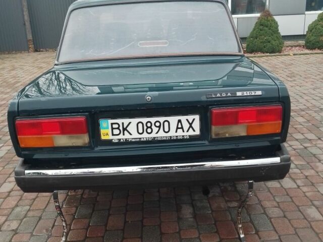 Зеленый ВАЗ 2107, объемом двигателя 1.5 л и пробегом 87 тыс. км за 1450 $, фото 3 на Automoto.ua