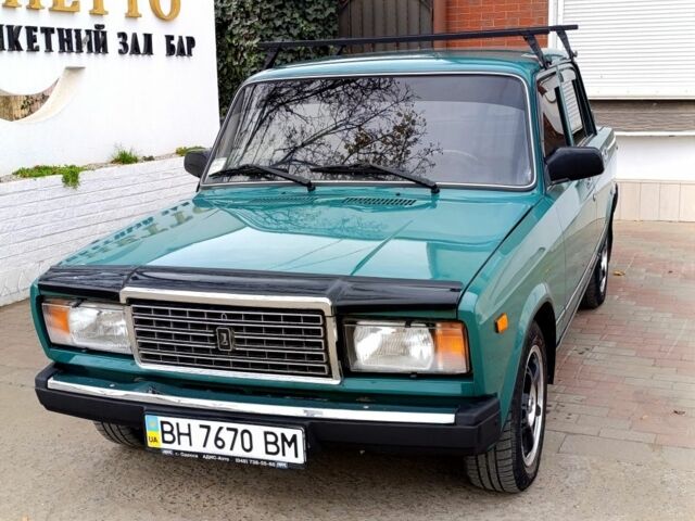 Зеленый ВАЗ 2107, объемом двигателя 1.6 л и пробегом 87 тыс. км за 1750 $, фото 1 на Automoto.ua
