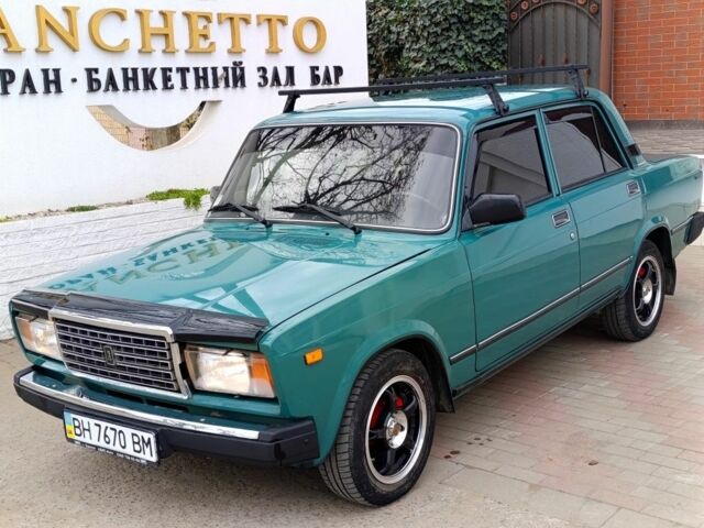 Зеленый ВАЗ 2107, объемом двигателя 1.6 л и пробегом 87 тыс. км за 1750 $, фото 2 на Automoto.ua