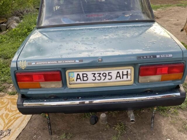 Зеленый ВАЗ 2107, объемом двигателя 1.5 л и пробегом 180 тыс. км за 1350 $, фото 3 на Automoto.ua