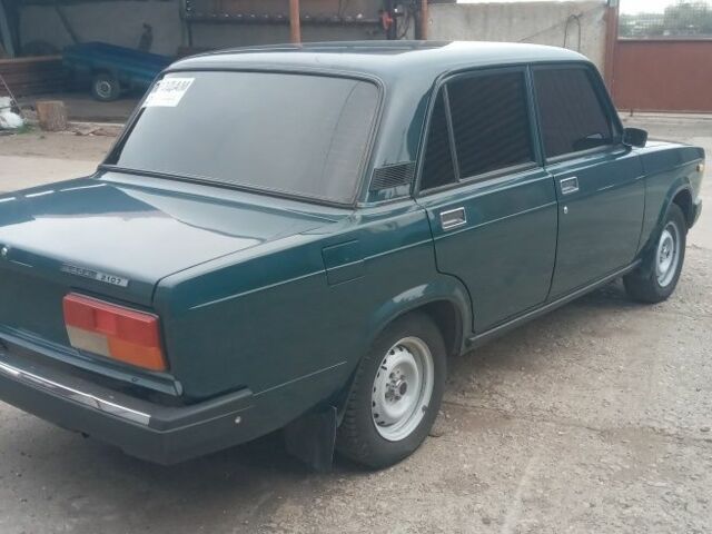 Зеленый ВАЗ 2107, объемом двигателя 1.5 л и пробегом 106 тыс. км за 1438 $, фото 4 на Automoto.ua