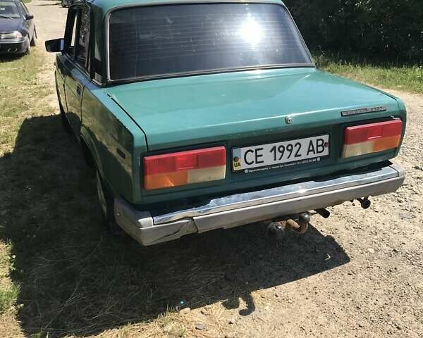 Зеленый ВАЗ 2107, объемом двигателя 1.5 л и пробегом 87 тыс. км за 1100 $, фото 4 на Automoto.ua