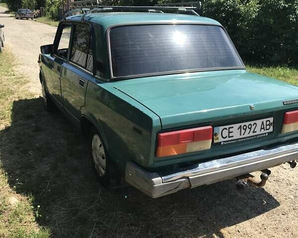 Зеленый ВАЗ 2107, объемом двигателя 1.5 л и пробегом 87 тыс. км за 1100 $, фото 3 на Automoto.ua