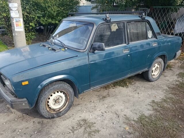 Зеленый ВАЗ 2107, объемом двигателя 1.5 л и пробегом 142 тыс. км за 480 $, фото 1 на Automoto.ua