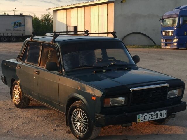 Зеленый ВАЗ 2107, объемом двигателя 1.5 л и пробегом 49 тыс. км за 722 $, фото 1 на Automoto.ua
