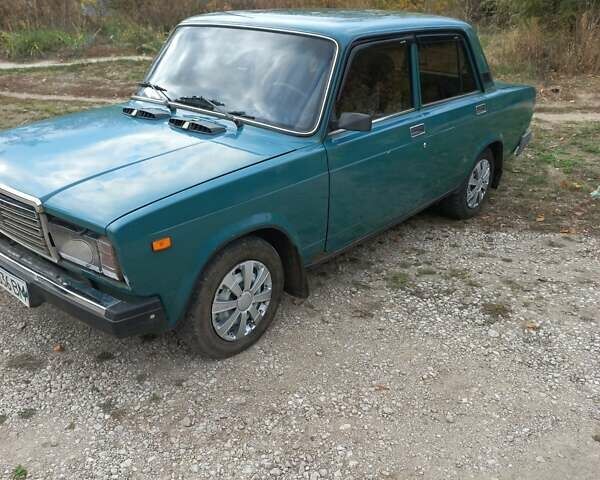 Зеленый ВАЗ 2107, объемом двигателя 1.3 л и пробегом 60 тыс. км за 1350 $, фото 6 на Automoto.ua