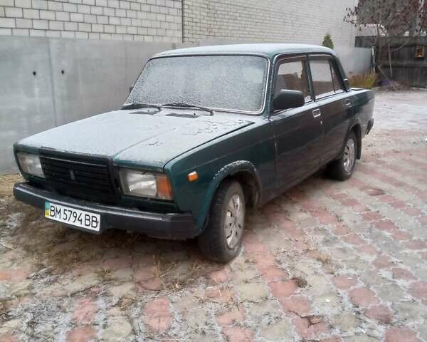 Зеленый ВАЗ 2107, объемом двигателя 1.45 л и пробегом 69 тыс. км за 990 $, фото 4 на Automoto.ua