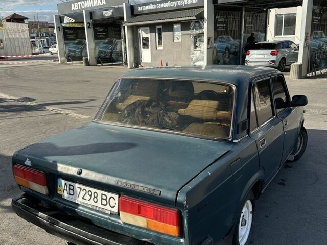 Зеленый ВАЗ 2107, объемом двигателя 1.5 л и пробегом 85 тыс. км за 700 $, фото 1 на Automoto.ua
