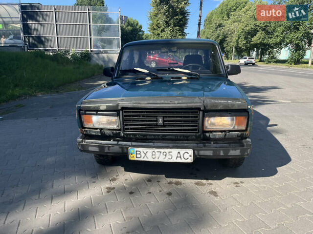 Зеленый ВАЗ 2107, объемом двигателя 1.5 л и пробегом 95 тыс. км за 800 $, фото 1 на Automoto.ua