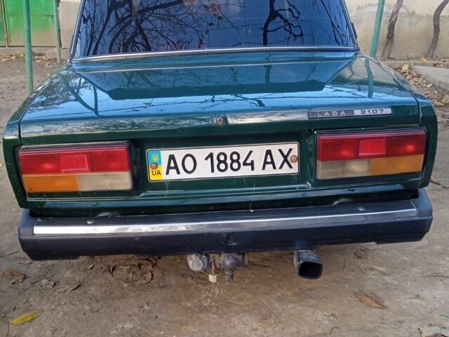 Зелений ВАЗ 2107, об'ємом двигуна 1.5 л та пробігом 200 тис. км за 1200 $, фото 1 на Automoto.ua