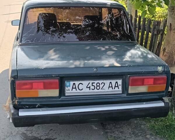 Зеленый ВАЗ 2107, объемом двигателя 1.5 л и пробегом 58 тыс. км за 1500 $, фото 1 на Automoto.ua