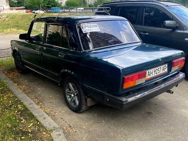 Зеленый ВАЗ 2107, объемом двигателя 1.3 л и пробегом 75 тыс. км за 1560 $, фото 3 на Automoto.ua