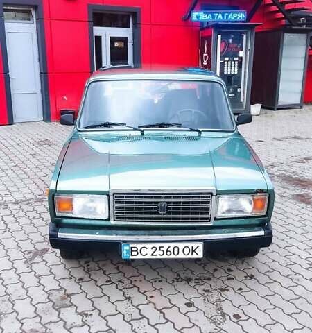 Зеленый ВАЗ 2107, объемом двигателя 1.45 л и пробегом 50 тыс. км за 1100 $, фото 6 на Automoto.ua