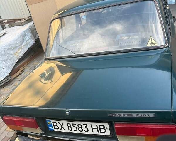 Зеленый ВАЗ 2107, объемом двигателя 1.4 л и пробегом 102 тыс. км за 1450 $, фото 1 на Automoto.ua