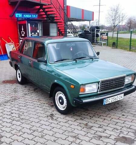 Зеленый ВАЗ 2107, объемом двигателя 1.45 л и пробегом 50 тыс. км за 1100 $, фото 5 на Automoto.ua