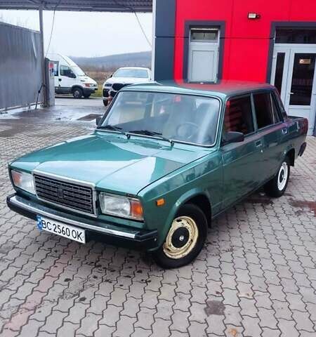 Зеленый ВАЗ 2107, объемом двигателя 1.45 л и пробегом 50 тыс. км за 1100 $, фото 4 на Automoto.ua