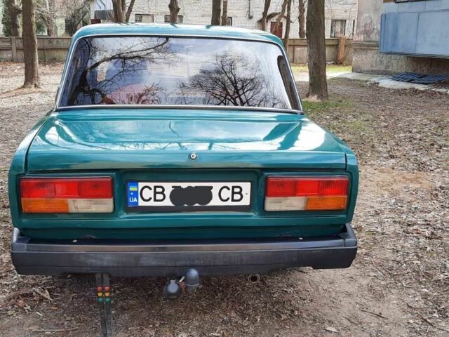 Зеленый ВАЗ 2107, объемом двигателя 1.5 л и пробегом 130 тыс. км за 2150 $, фото 1 на Automoto.ua