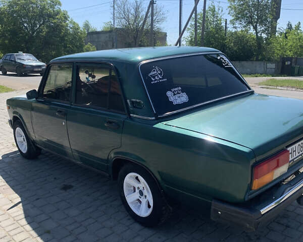 Зеленый ВАЗ 2107, объемом двигателя 1.5 л и пробегом 270 тыс. км за 1400 $, фото 5 на Automoto.ua