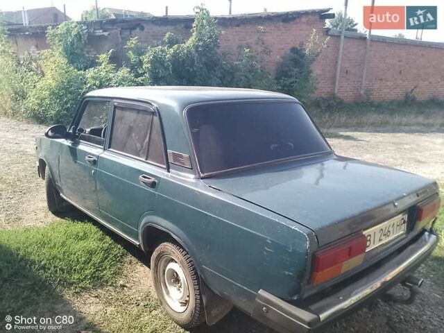 Зеленый ВАЗ 2107, объемом двигателя 1.3 л и пробегом 111 тыс. км за 800 $, фото 4 на Automoto.ua