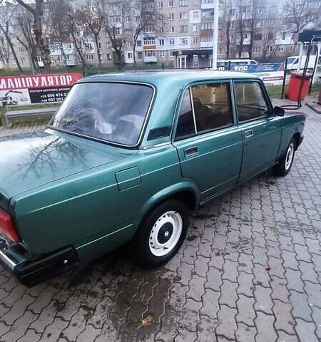Зеленый ВАЗ 2107, объемом двигателя 1.45 л и пробегом 50 тыс. км за 1100 $, фото 11 на Automoto.ua