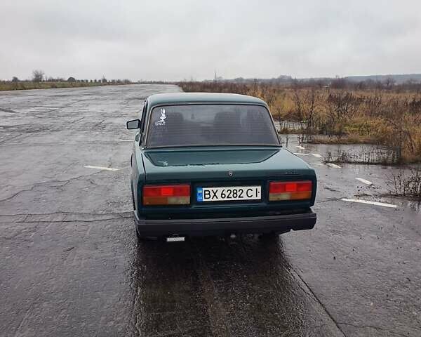 Зеленый ВАЗ 2107, объемом двигателя 1.45 л и пробегом 46 тыс. км за 950 $, фото 3 на Automoto.ua