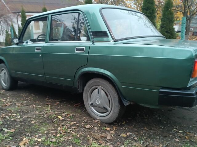 Зеленый ВАЗ 2107, объемом двигателя 1.5 л и пробегом 92 тыс. км за 1300 $, фото 4 на Automoto.ua