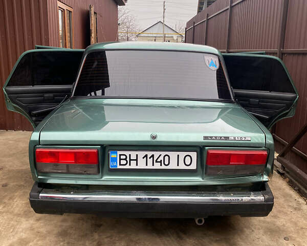 Зелений ВАЗ 2107, об'ємом двигуна 1.5 л та пробігом 75 тис. км за 2300 $, фото 1 на Automoto.ua