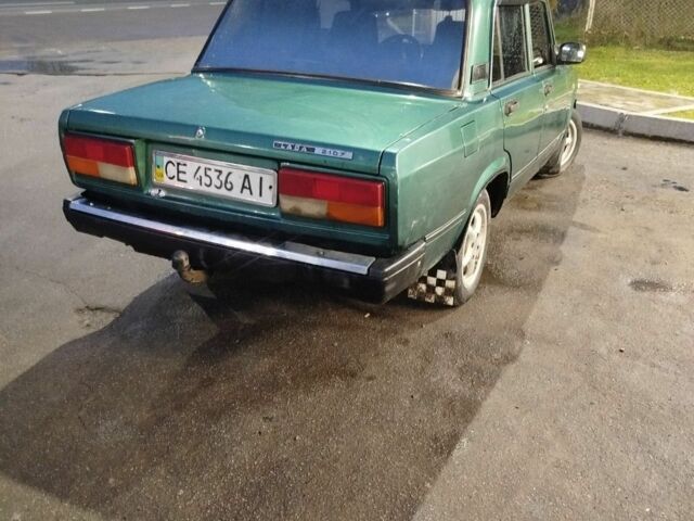 Зеленый ВАЗ 2107, объемом двигателя 1.5 л и пробегом 68 тыс. км за 1500 $, фото 5 на Automoto.ua