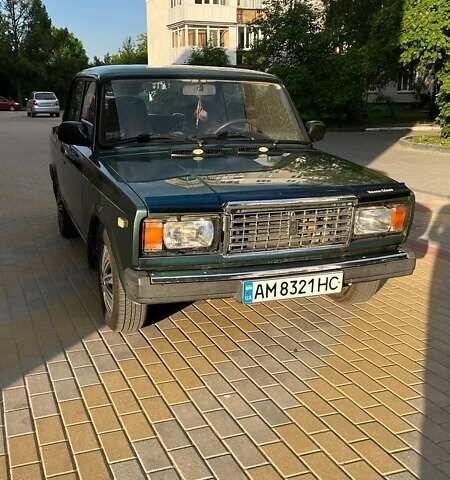 Зеленый ВАЗ 2107, объемом двигателя 1.5 л и пробегом 95 тыс. км за 2200 $, фото 1 на Automoto.ua