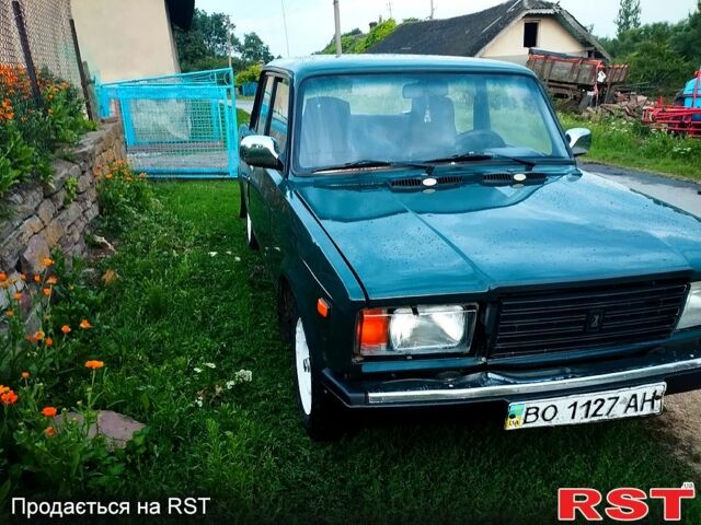 Зеленый ВАЗ 2107, объемом двигателя 1.5 л и пробегом 124 тыс. км за 1250 $, фото 1 на Automoto.ua