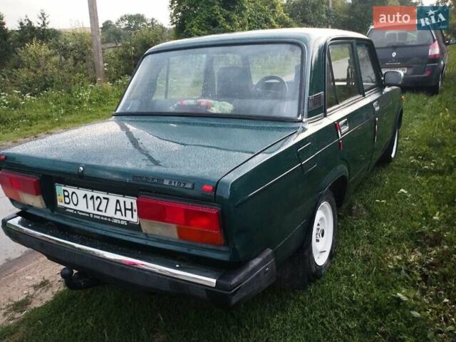 Зеленый ВАЗ 2107, объемом двигателя 1.5 л и пробегом 124 тыс. км за 1250 $, фото 8 на Automoto.ua