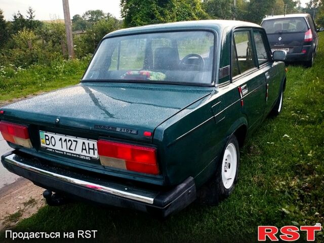 Зеленый ВАЗ 2107, объемом двигателя 1.5 л и пробегом 124 тыс. км за 1250 $, фото 2 на Automoto.ua